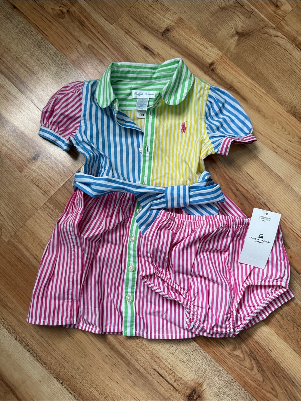 Ralph Lauren Baby girl dress. New, never worn. No bag or box.